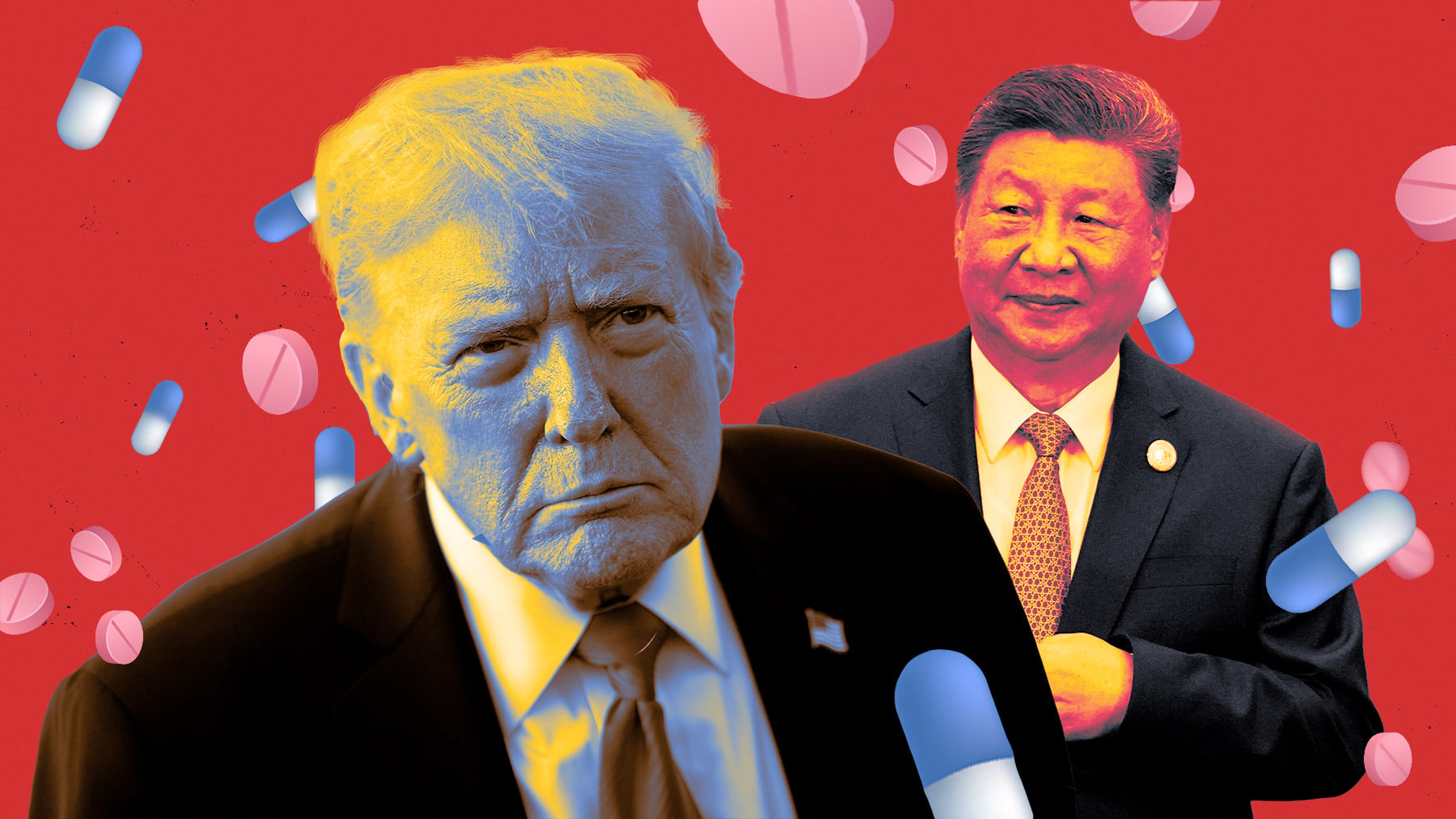 Donald Trump y Xi Jinping.