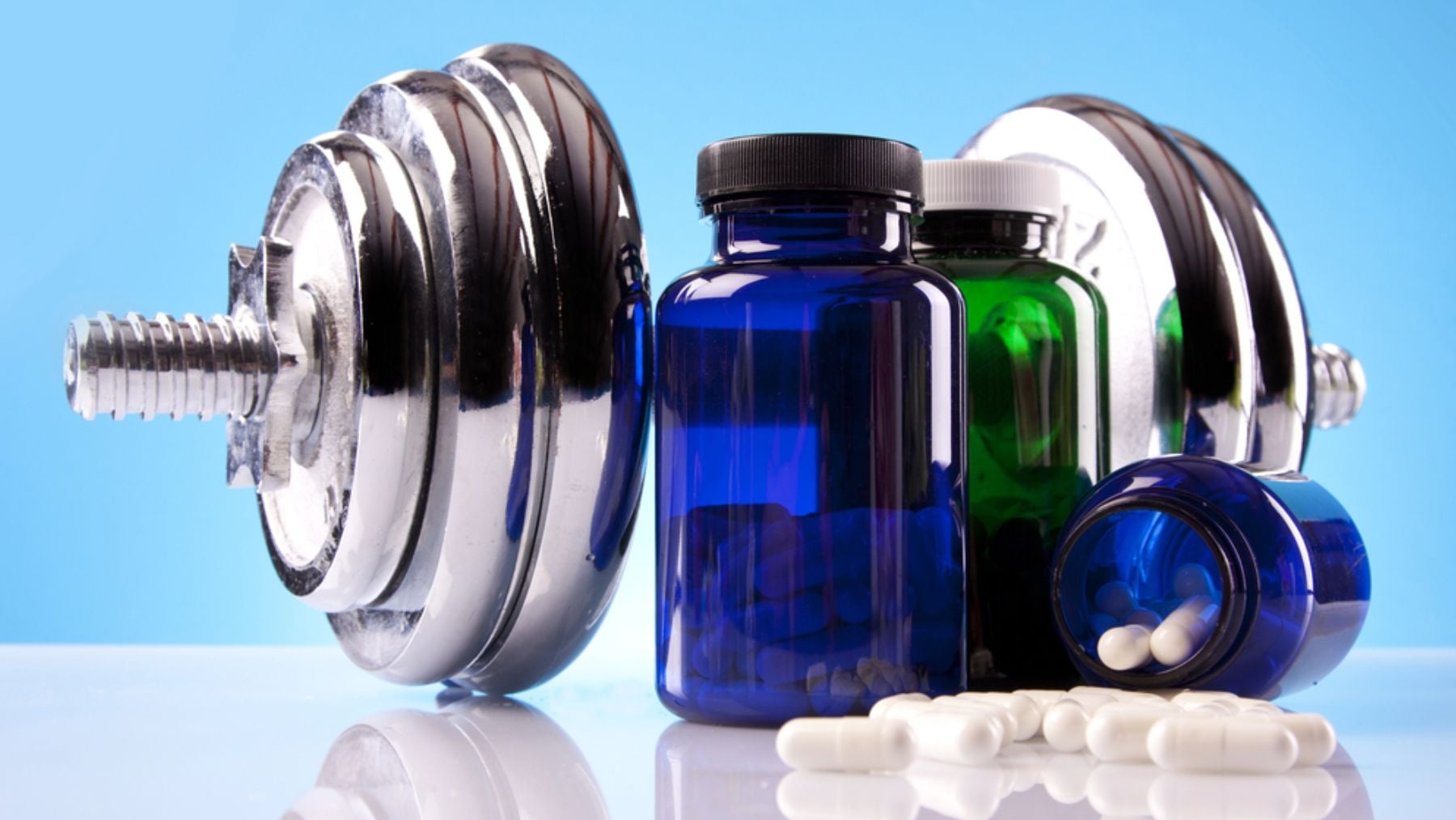 El uso de suplementos es habitual en hombres que practican deporte.