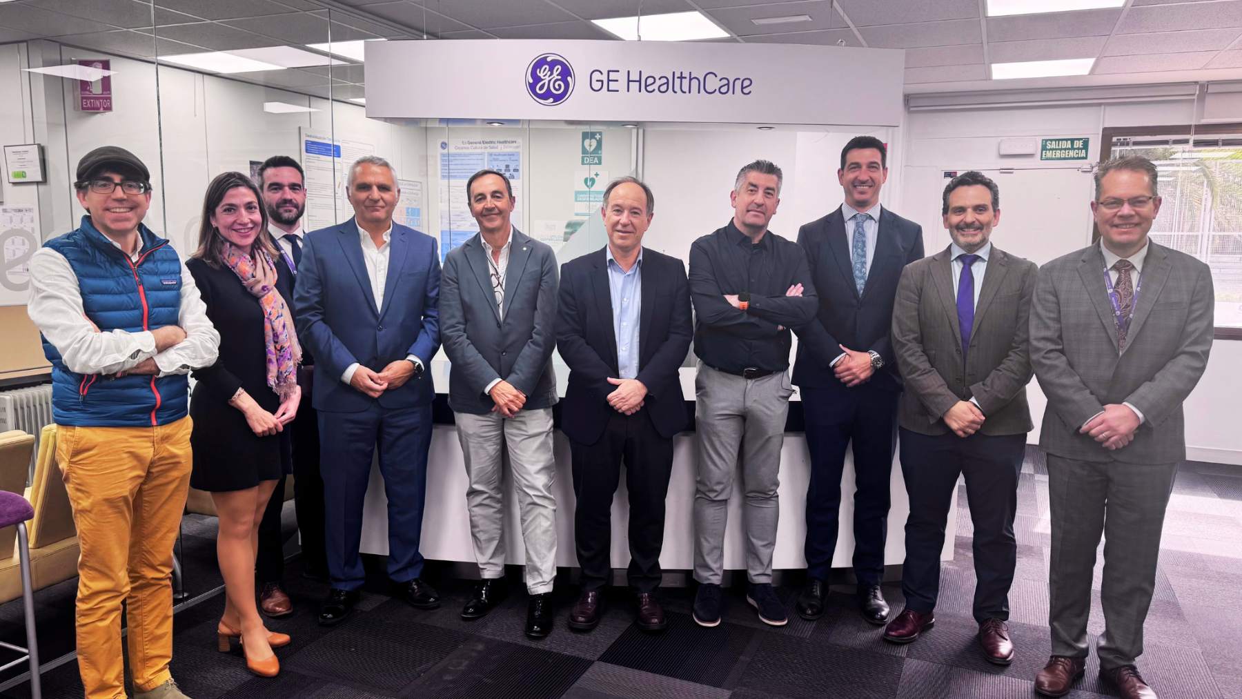 Una imagen de grupo de la reunión.