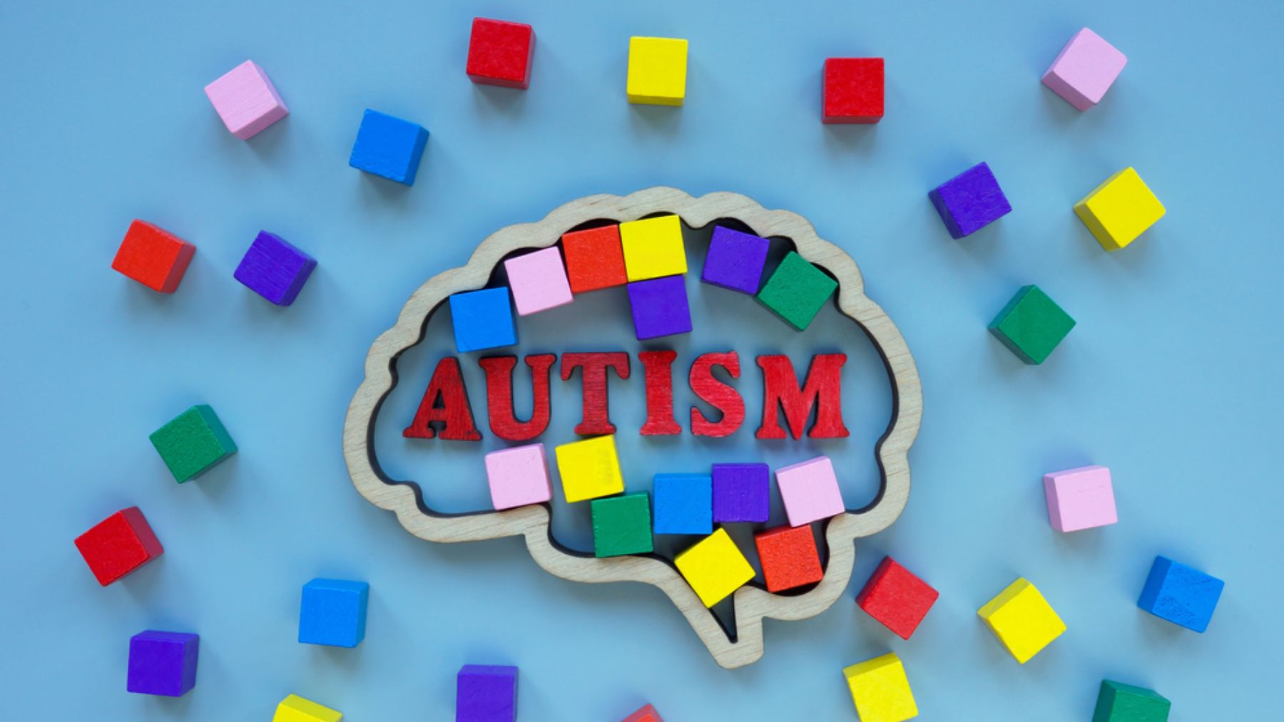 Un puzzle infantil con la palabra autismo.